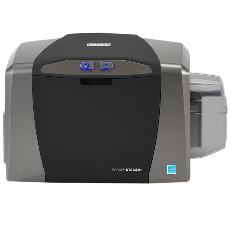 Fargo DTC1250e Single Sided Desktop Dye Sublimation/Thermal Transfer Printer - Color - Card Print - Ethernet - USB