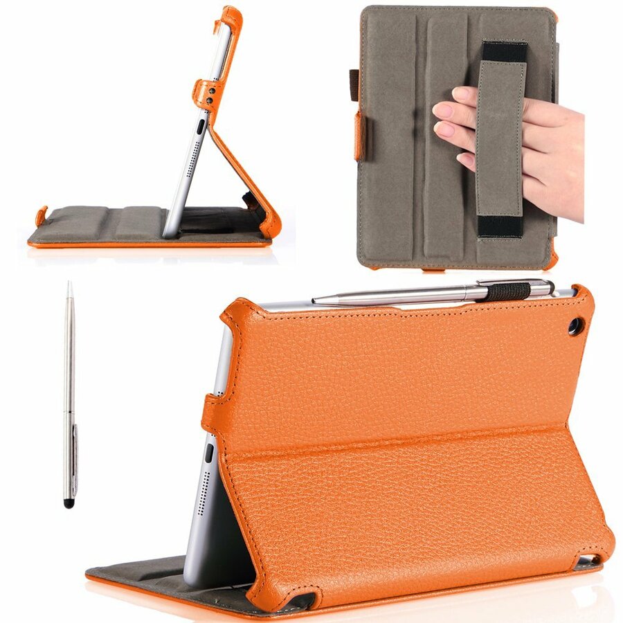 i-Blason MINI2-H-ORANGE Carrying Case (Book Fold) Apple iPad mini, iPad mini with Retina Display Tablet - Orange