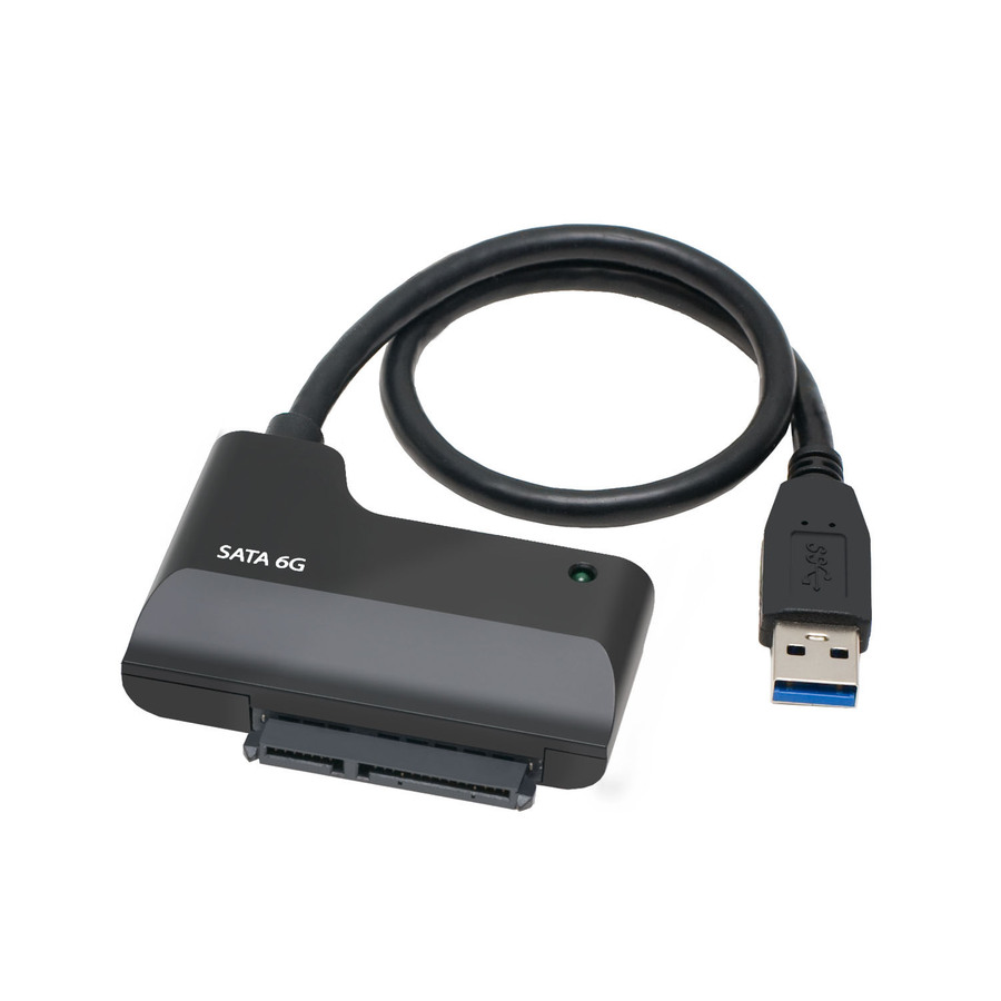 SYBA Multimedia InfoZone SuperSpeed USB 3.0 to SATA III Device Adapter Cable with AC Adapter
