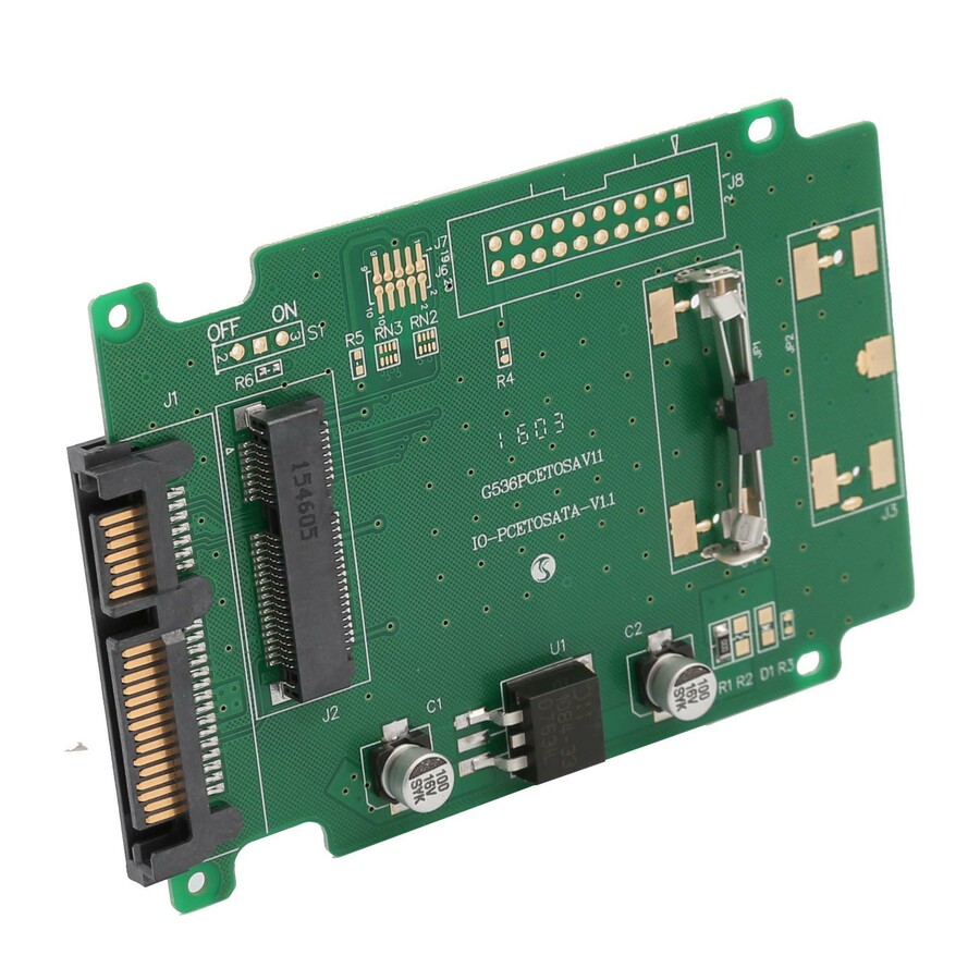SYBA Multimedia mSATA SSD 50mm to SATA Adapter