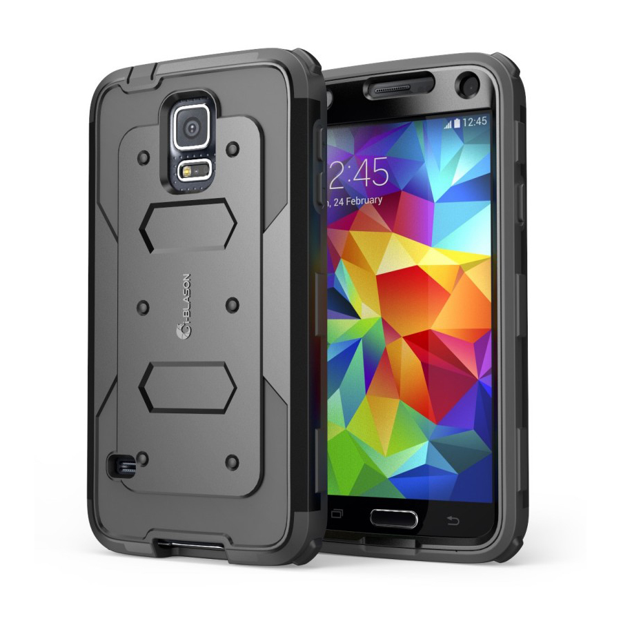 i-Blason Armorbox Dual Layer Hybrid Full-body Protective Case for Samsung Galaxy S5