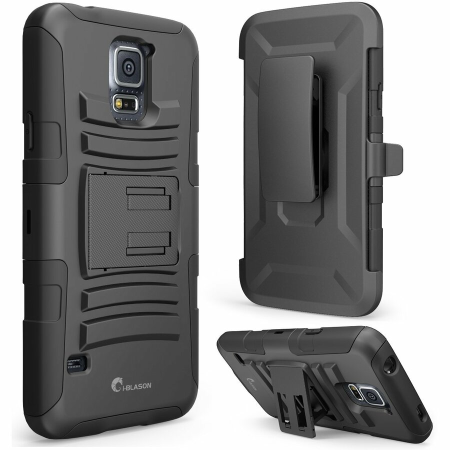 i-Blason Prime Carrying Case (Holster) Smartphone - Black