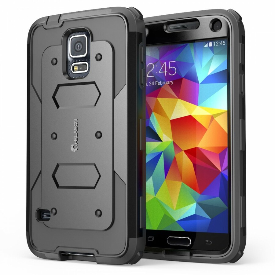 i-Blason Armorbox Dual Layer Hybrid Full-body Protective Case for Samsung Galaxy S5