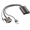 SYBA Multimedia VGA to HDMI Converter with Audio Support 1920 x 1080 Resolution