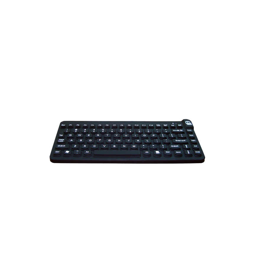 Man & Machine Premium Waterproof Disinfectable Silent 12" Keyboard