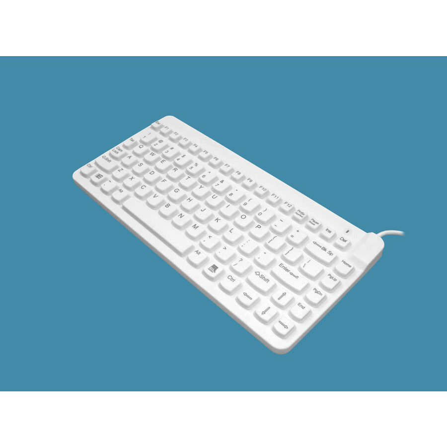 Man & Machine Premium Waterproof Disinfectable Silent 12" Keyboard