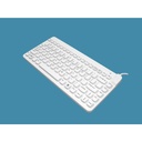 Man & Machine Premium Waterproof Disinfectable Silent 12" Keyboard
