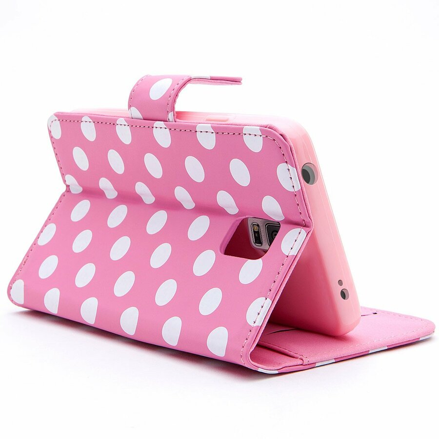 i-Blason Carrying Case (Wallet) Smartphone, Credit Card, ID Card - Pink, White