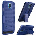 i-Blason Transformer Carrying Case (Holster) Smartphone - Blue