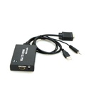 Bytecc VGA to HDMI Converter With Audio and USB for Power