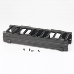 Eaton RCM+ Horizontal Cable Manager, 19" Rackmount, 1 RMU, Flat Black