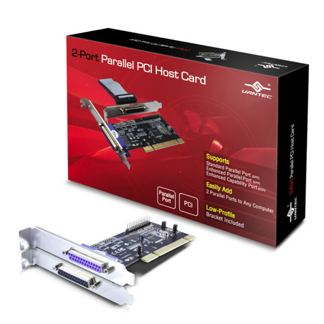 Vantec 2-Port Parallel PCI Host Card