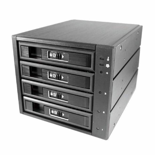 Vantec EZ Swap MRK-M3504T Drive Enclosure - Serial ATA/600, 6Gb/s SAS Host Interface Internal