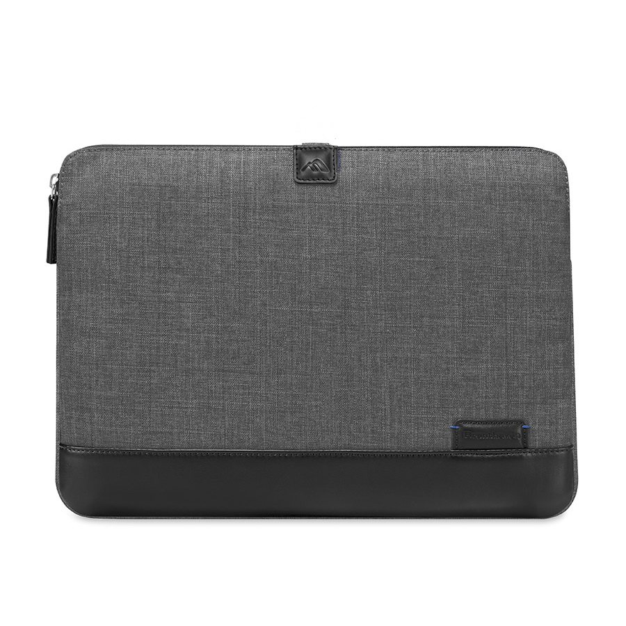 Brenthaven Collins 1934 Carrying Case (Sleeve) for 7" to 11.6" MacBook Air - Charcoal, Heather Gray