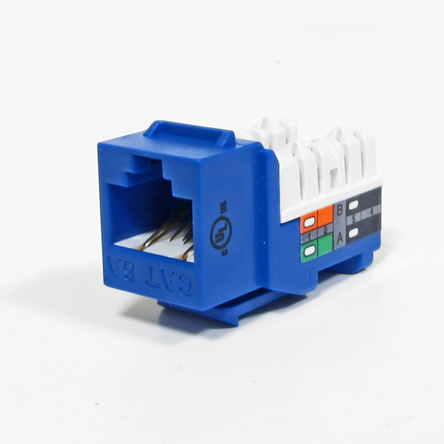Weltron CAT6A Keystone Punchdown Jack