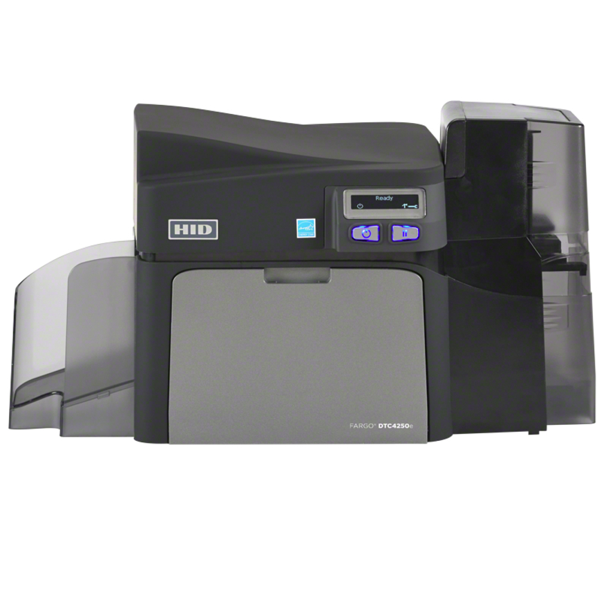 Fargo DTC4250e Single Sided Desktop Dye Sublimation/Thermal Transfer Printer - Color - Card Print - Ethernet - USB