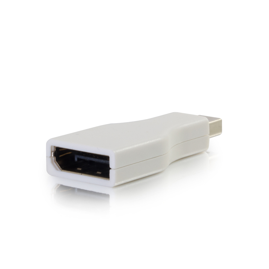 C2G Mini DisplayPort to DisplayPort Adapter - Mini DP to DP - M/F White