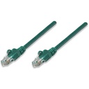 Network Patch Cable, Cat5e, 2m, Green, CCA, U/UTP, PVC, RJ45, Gold Plated Contacts, Snagless, Booted, Lifetime Warranty