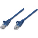 Network Patch Cable, Cat5e, 3m, Blue, CCA, U/UTP, PVC, RJ45, Gold Plated Contacts, Snagless, Booted, Lifetime Warranty
