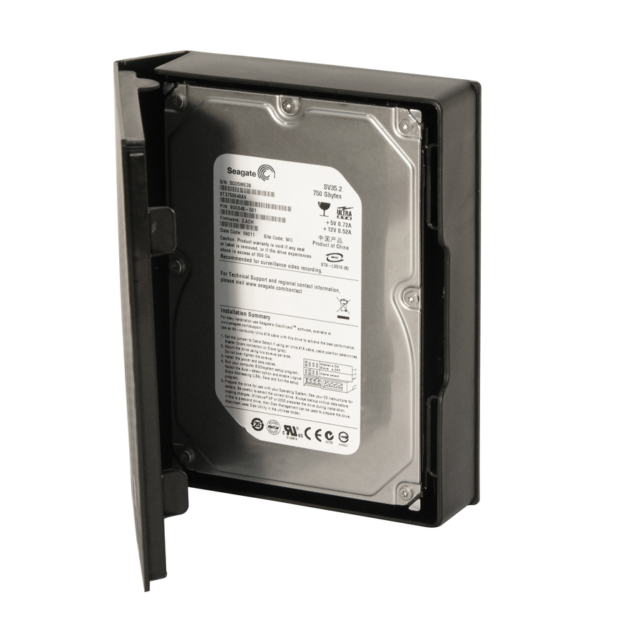 CRU 4 TB Hard Drive - Internal - SATA - Black