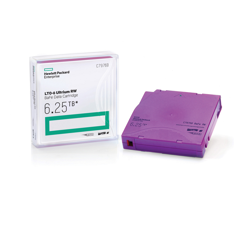 HPE LTO-6 Ultrium 6.25TB BaFe WORM Data Cartridge