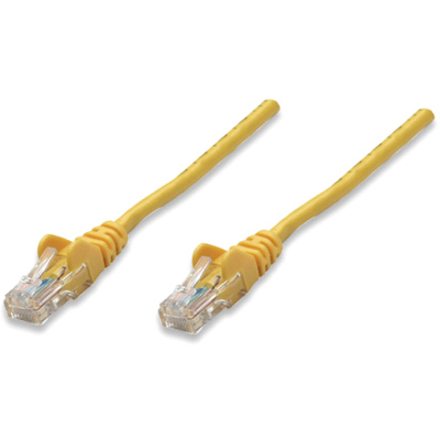 Intellinet Network Solutions Cat5e UTP Network Patch Cable, 50 ft (15.0 m), Yellow
