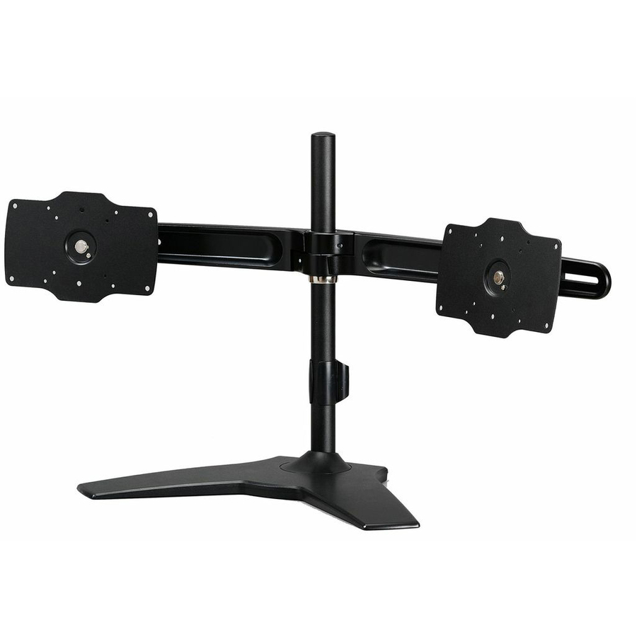 Amer Mounts Stand Based Dual Monitor Mount for two 24"-32" LCD/LED Flat Panel Screens