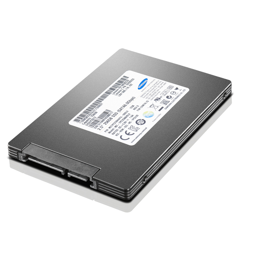 Lenovo ThinkStation 256 GB Solid State Drive - 2.5" Internal - SATA (SATA/600) - Black