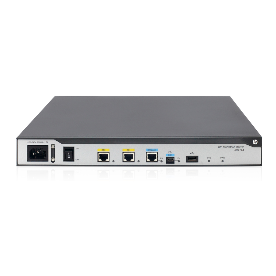 HPE MSR2003 AC Router