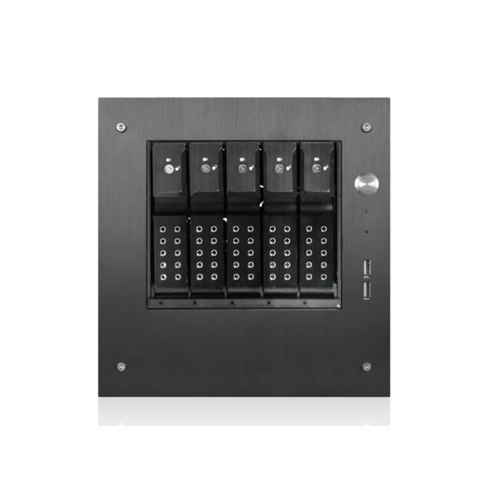 iStarUSA Compact Stylish 5x 3.5" Hotswap Trayless mini-ITX Tower