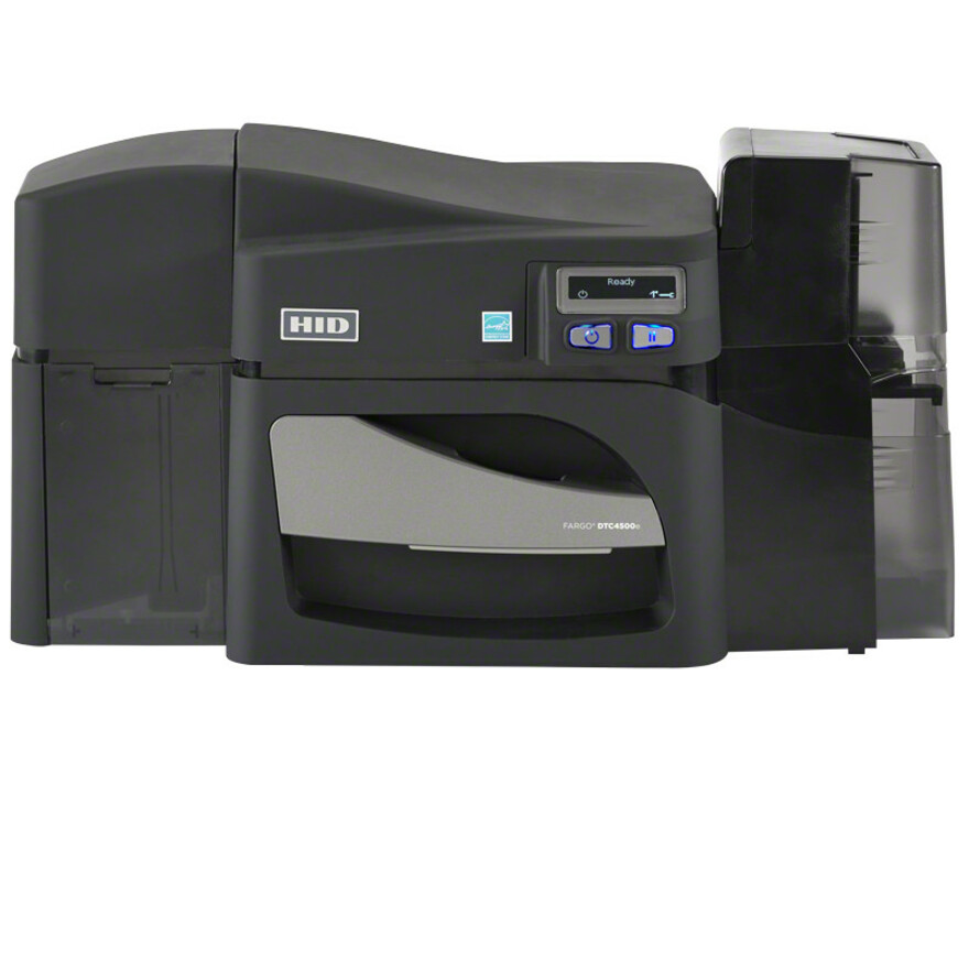 Fargo DTC4500E Single Sided Desktop Dye Sublimation/Thermal Transfer Printer - Color - Card Print - Fast Ethernet - USB