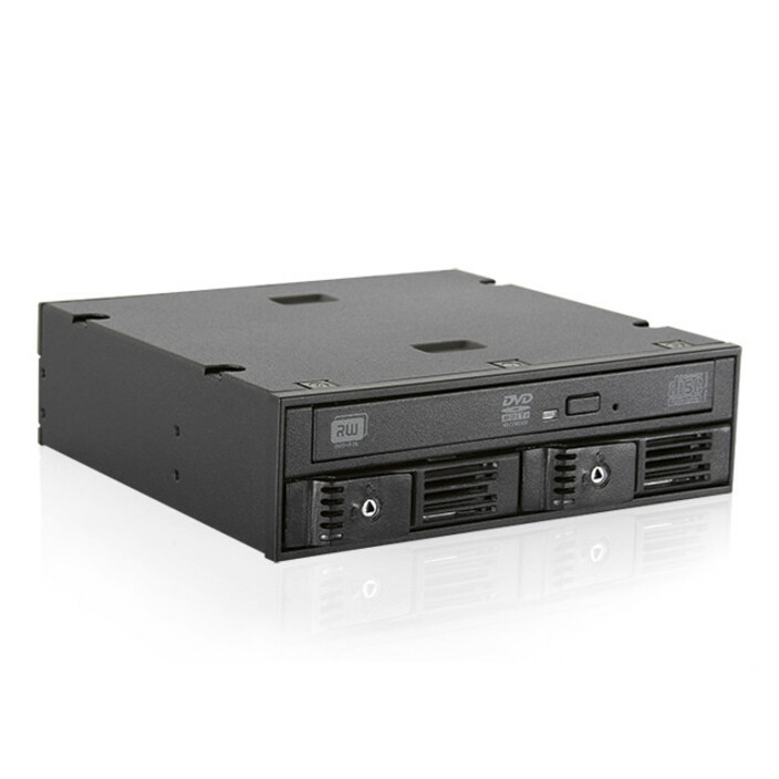 iStarUSA T-5K225T-SA Drive Enclosure for 5.25" - Serial ATA/600 Host Interface Internal - Black