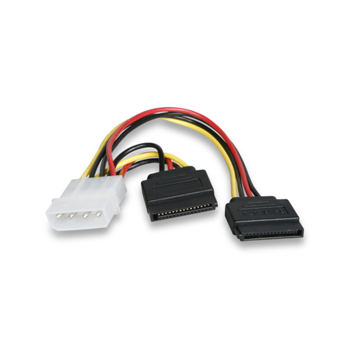 Xeal ATC-Y-M2S Molex to 2 x SATA Y-cable
