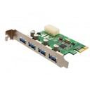 SYBA Multimedia 4 Port USB 3.0 PCI-e x1 Card
