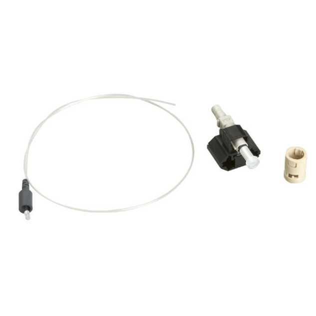 Black Box Pre-Polished Fiber Optic Connector - OM1, Multimode, ST, Beige, 6-Pack