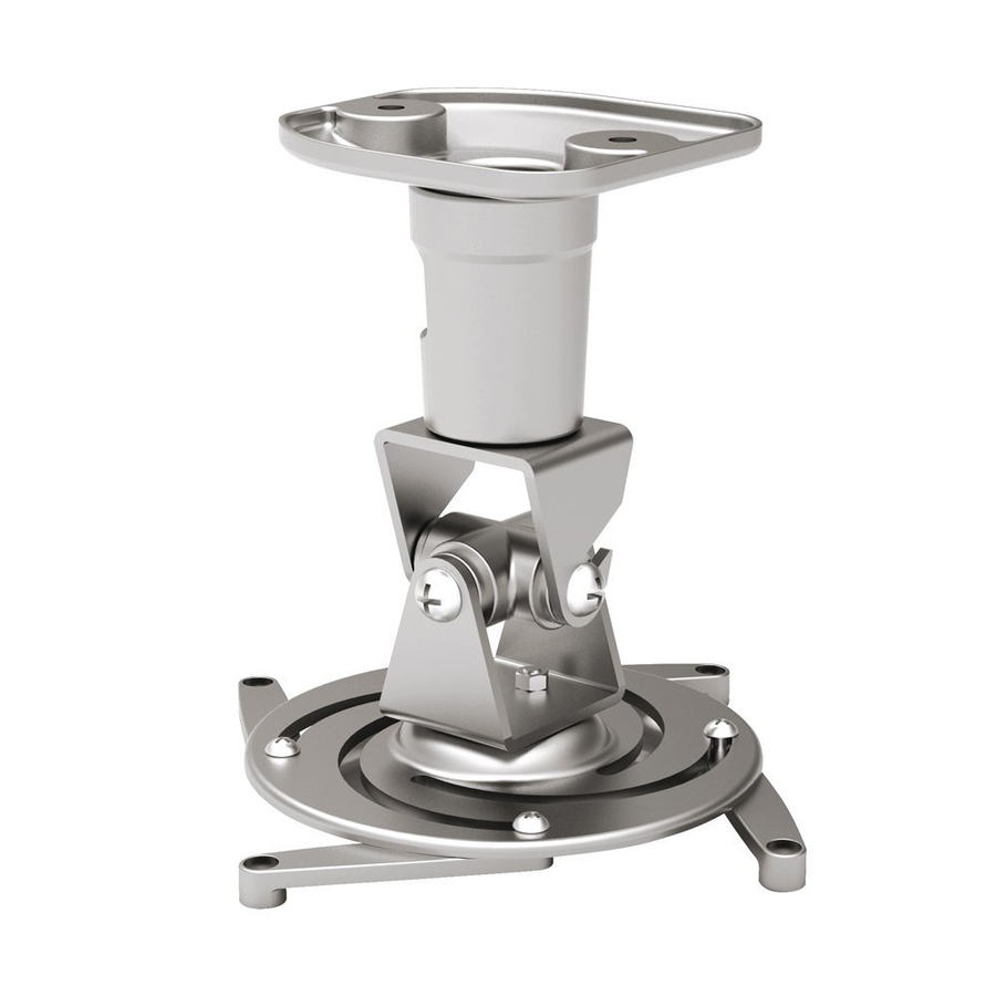 Amer Mounts Universal Ceiling Projector Mount - Silver
