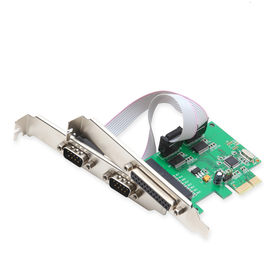 SYBA Multimedia 3-port (2x Serial; 1x Parallel) PCIe Serial/ Parallel Combo Controller Card