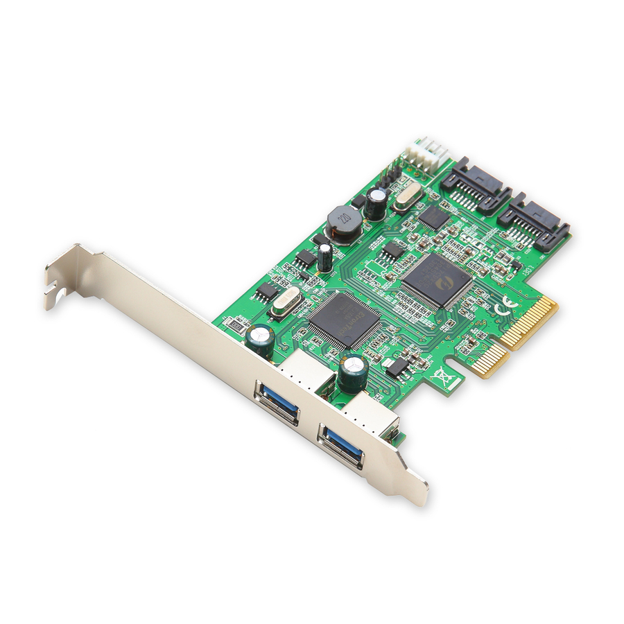 SYBA Multimedia PCI-e 2.0 to USB 3.0 and SATA 6Gbps Combo Card