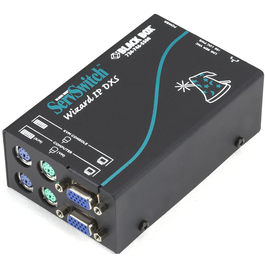 Black Box ServSwitch Wizard IP DXS, Dual Access IP Gateway