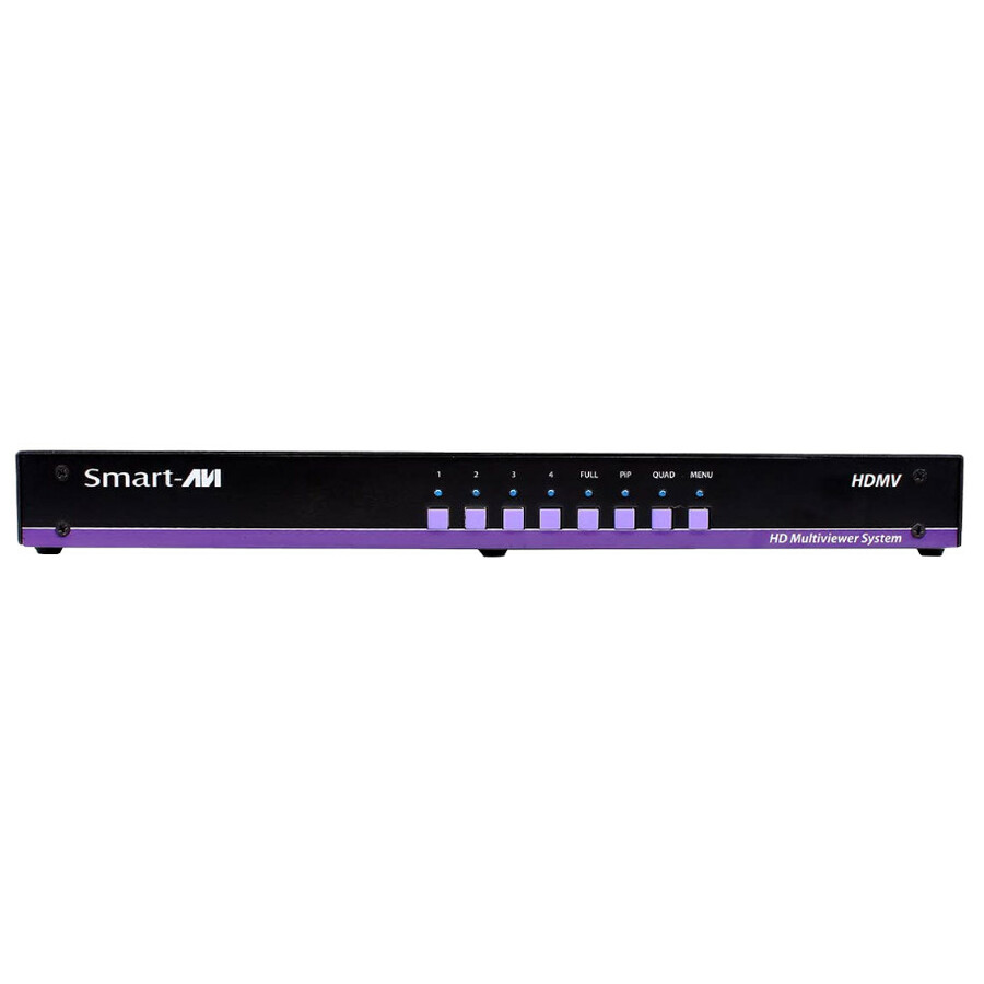 SmartAVI 4-Port HDMI, Real-Time Multiviewer with PiP/Dual/Quad/Full Modes