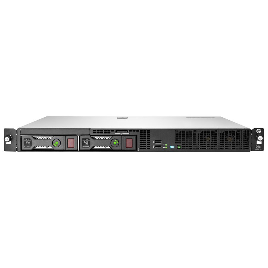 HPE ProLiant DL320e G8 1U Rack Server - 1 Xeon E3-1240V3 3.40 GHz - 8 GB RAM - 6Gb/s SAS Controller