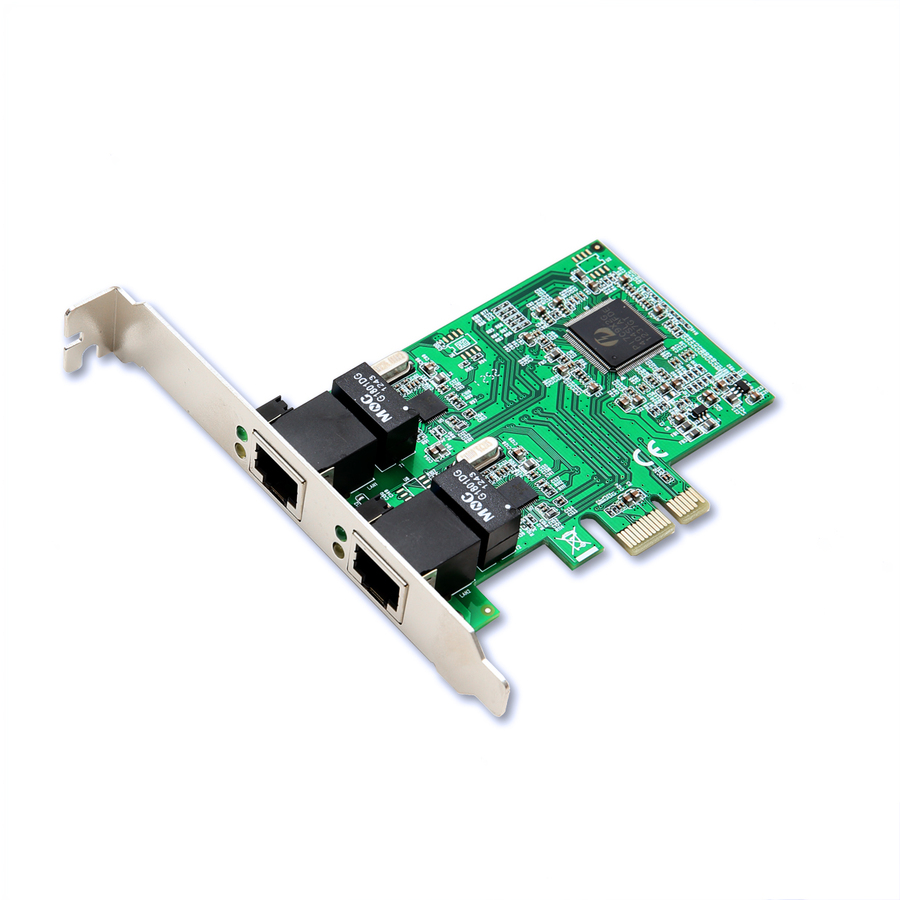 SYBA 2 Port Gigabit Ethernet PCI-e x1 Network Card