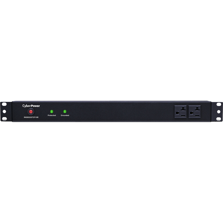 CyberPower RKBS20ST2F10R Rackbar 12 - Outlet Surge Protector with 1800 J Surge Suppression