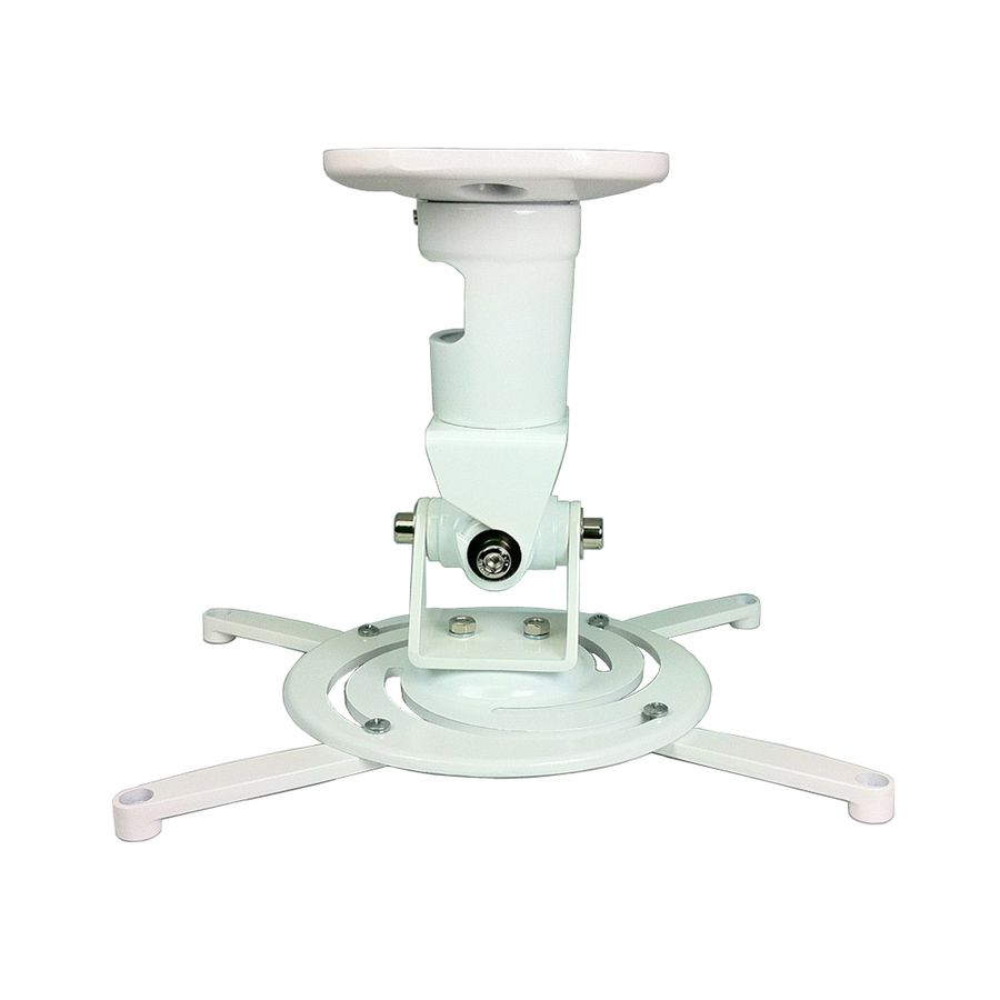 Amer Mounts Universal Ceiling Projector Mount - White