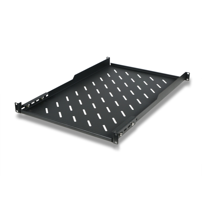 Claytek WA-SF96B-1U Mounting Shelf for Server Cabinet - Black