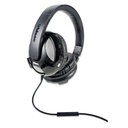SYBA Multimedia Oblanc U.F.O. Black Subwoofer Headphone W/In-line Microphone