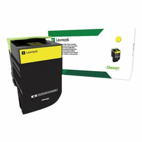 Lexmark Extra High Yield Laser Toner Cartridge - Yellow - 1 Each