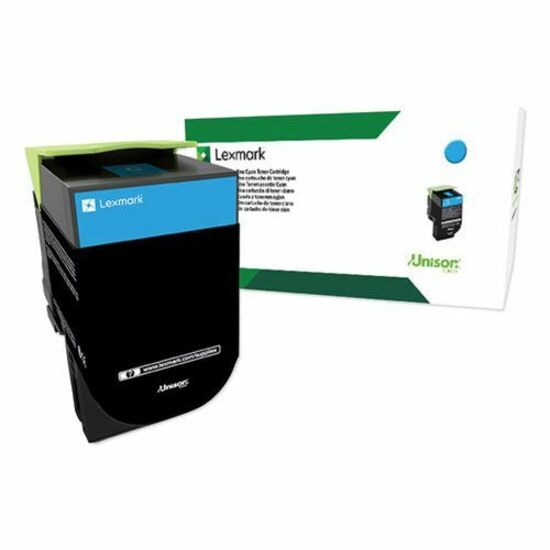Lexmark Extra High Yield Laser Toner Cartridge - Cyan - 1 Each