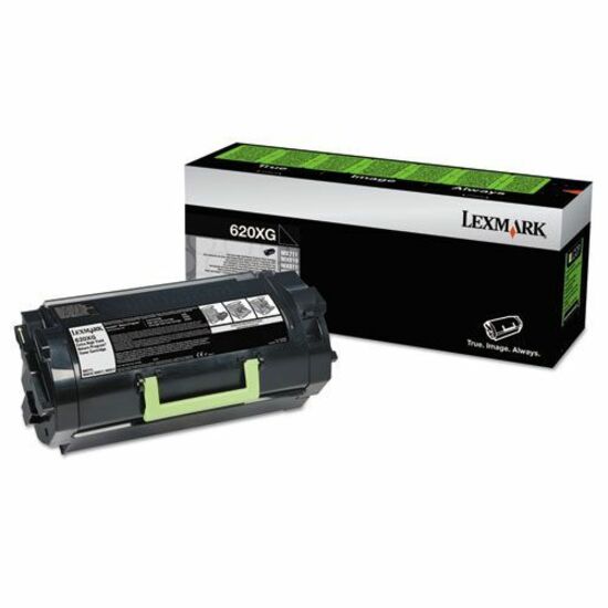 Lexmark 620XG Original Extra High Yield Laser Toner Cartridge - Black - 1 Each