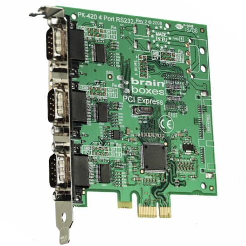 Brainboxes 3 Port RS232 PCI Express Serial Card
